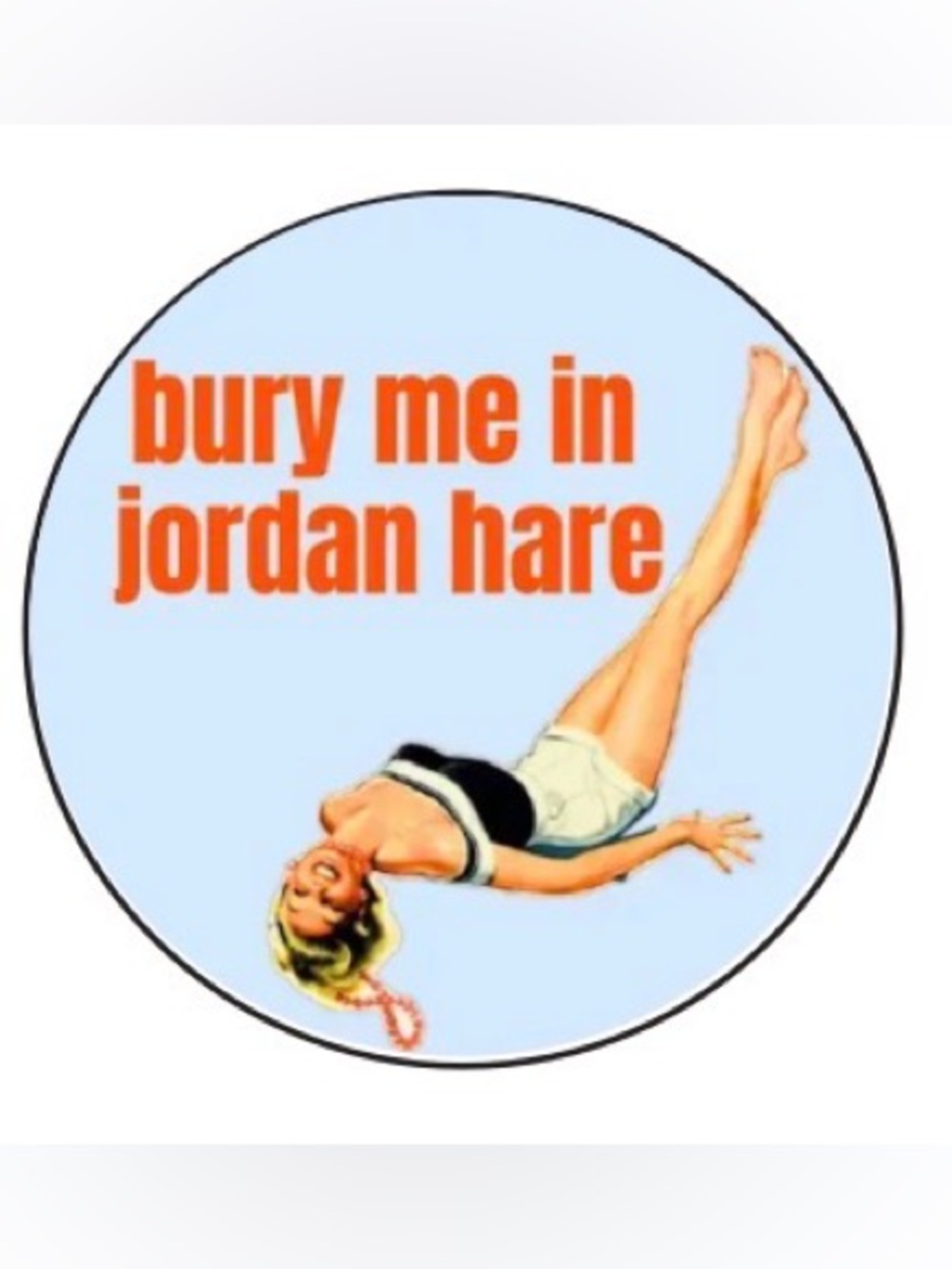 Bury Me in Jordan Hare Game Day Pin (2)